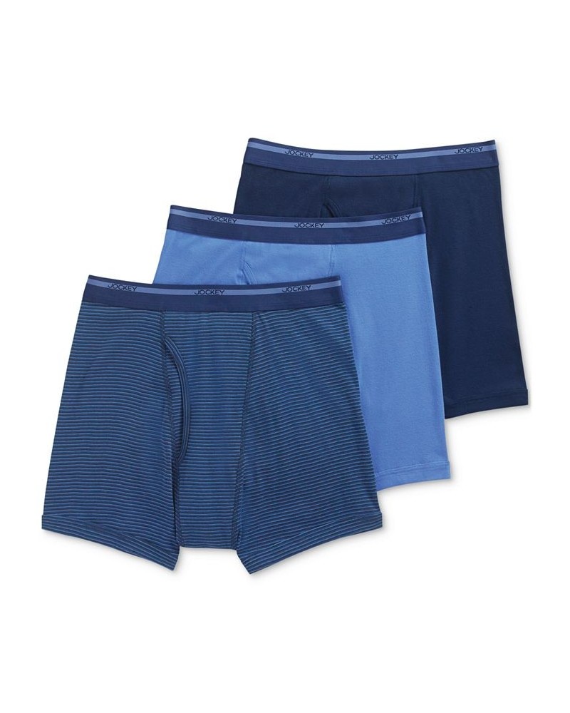 Men’s Classic 3 Pack Cotton Boxer Briefs PD04 $16.62 Underwear