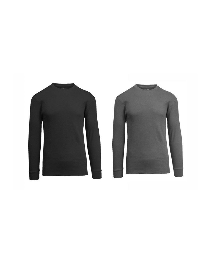 Men's Waffle Knit Thermal Shirt, Pack of 2 Multi $17.16 T-Shirts