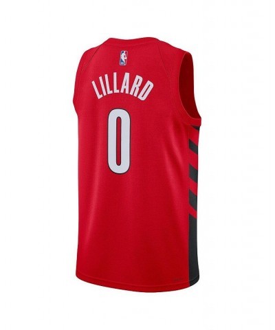 Men's Brand Damian Lillard Red Portland Trail Blazers 2022/23 Statement Edition Swingman Jersey $46.00 Jersey