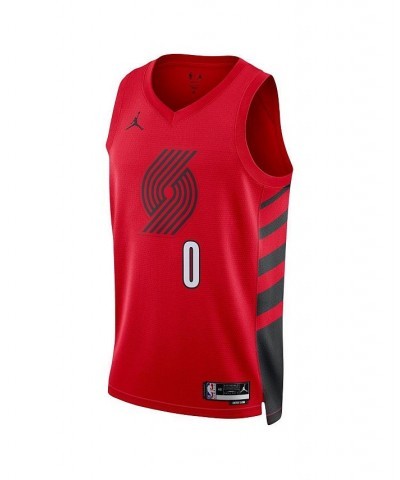 Men's Brand Damian Lillard Red Portland Trail Blazers 2022/23 Statement Edition Swingman Jersey $46.00 Jersey