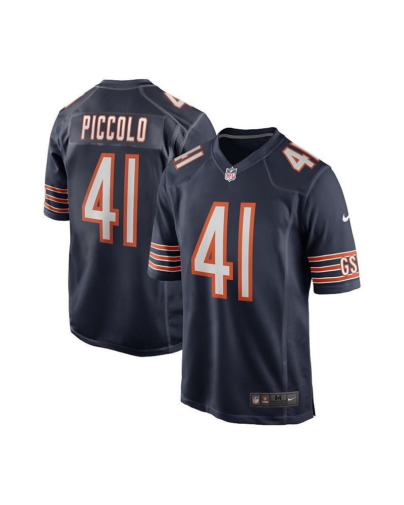 Men's Brian Piccolo Navy Chicago Bears Game Retired Player Jersey $39.59 Jersey