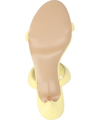 Women's Mellody Puff Heels Yellow $50.34 Shoes