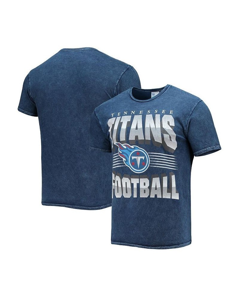 Men's '47 Navy Tennessee Titans Rocker Vintage-Inspired Tubular T-shirt $18.00 T-Shirts