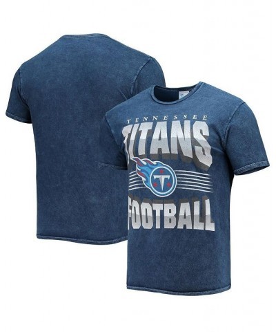 Men's '47 Navy Tennessee Titans Rocker Vintage-Inspired Tubular T-shirt $18.00 T-Shirts