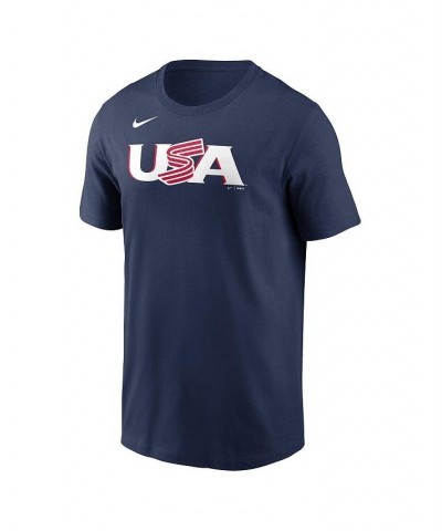 Men's Mookie Betts Navy USA Baseball 2023 World Baseball Classic Name and Number T-shirt $21.00 T-Shirts