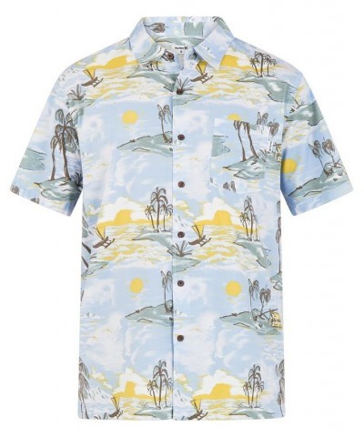 Men's Rincon Print Short Sleeve Button-Up Shirt PD04 $29.25 Shirts