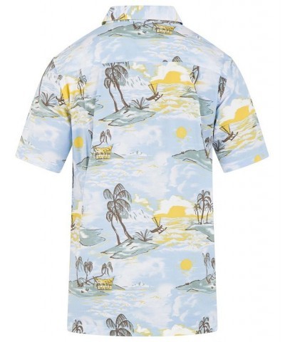 Men's Rincon Print Short Sleeve Button-Up Shirt PD04 $29.25 Shirts