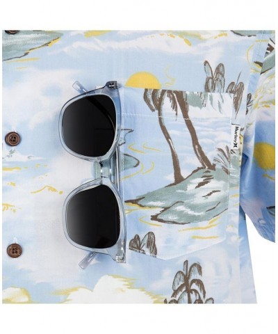 Men's Rincon Print Short Sleeve Button-Up Shirt PD04 $29.25 Shirts