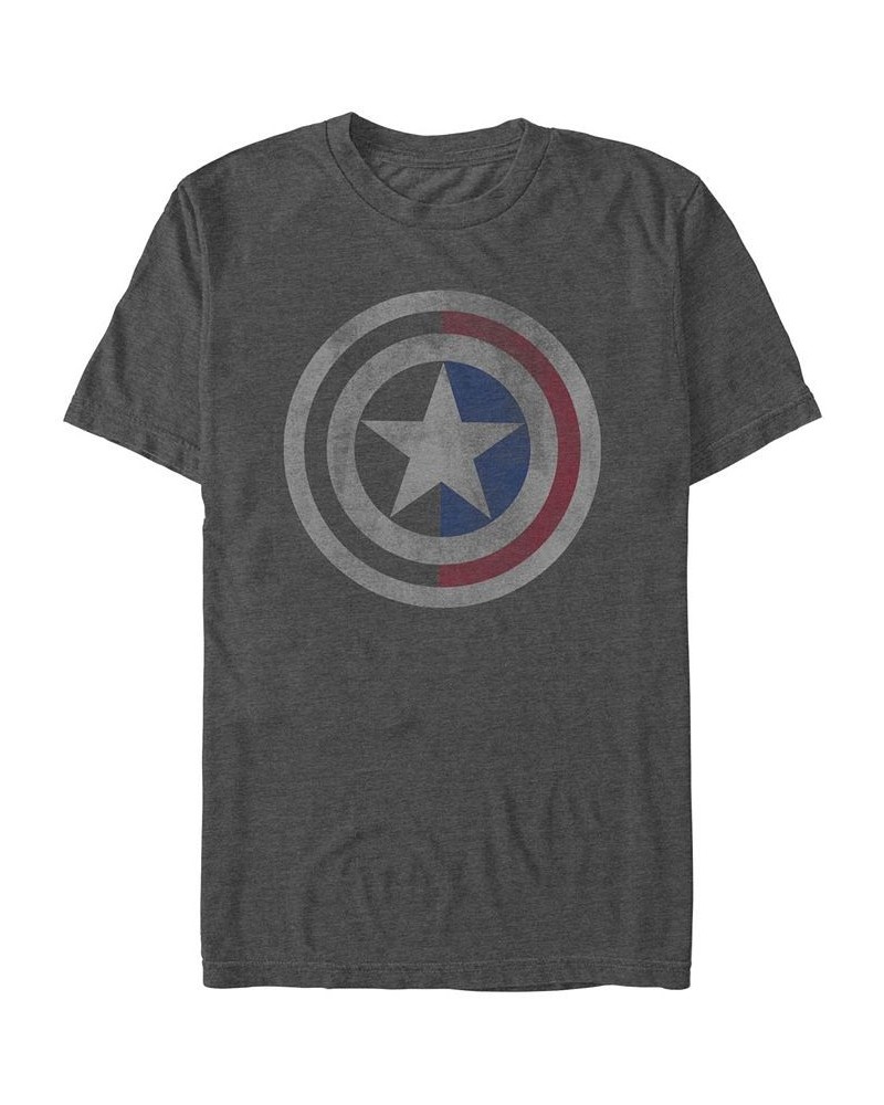 Men's Captain Half Shield Short Sleeve T-shirt Multi $15.94 T-Shirts