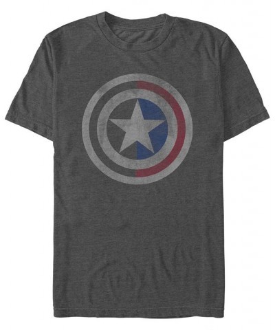 Men's Captain Half Shield Short Sleeve T-shirt Multi $15.94 T-Shirts