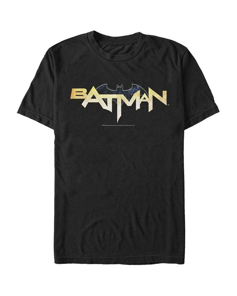 DC Men's Batman Text Logo Short Sleeve T-Shirt $15.05 T-Shirts