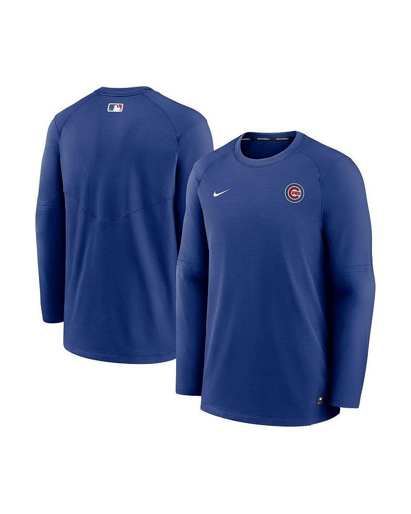 Men's Royal Chicago Cubs Authentic Collection Logo Performance Long Sleeve T-shirt $46.79 T-Shirts