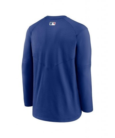 Men's Royal Chicago Cubs Authentic Collection Logo Performance Long Sleeve T-shirt $46.79 T-Shirts