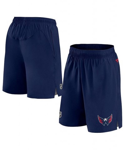 Men's Branded Navy Washington Capitals Authentic Pro Rink Shorts $30.55 Shorts