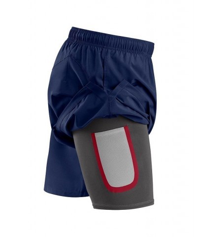 Men's Branded Navy Washington Capitals Authentic Pro Rink Shorts $30.55 Shorts