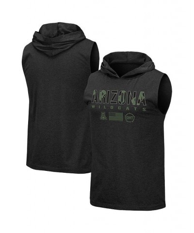 Men's Black Arizona Wildcats OHT Military-Inspired Appreciation Camo Logo Hoodie Sleeveless T-shirt $25.64 T-Shirts