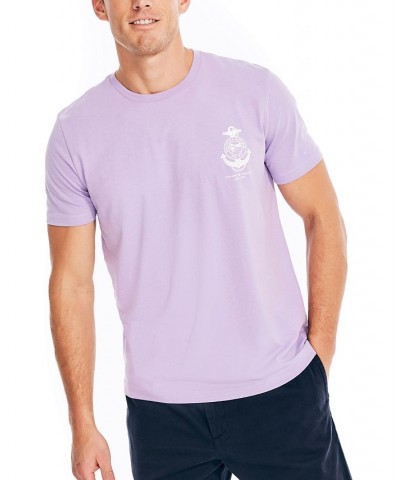 Men's Sustainably Crafted Ocean Exploration Graphic T-Shirt Purple $20.47 T-Shirts