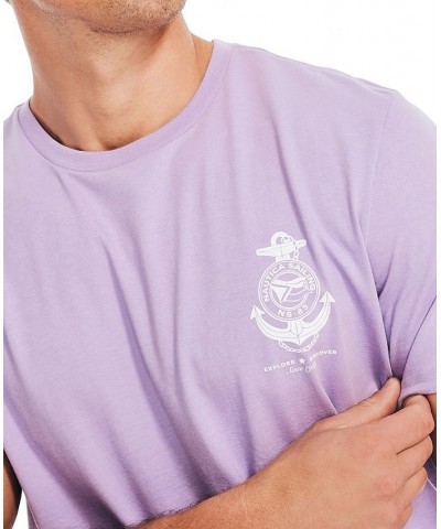 Men's Sustainably Crafted Ocean Exploration Graphic T-Shirt Purple $20.47 T-Shirts