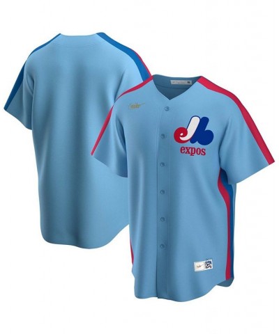 Men's Light Blue Montreal Expos Road Cooperstown Collection Team Jersey $62.50 Jersey