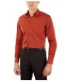 Men's Athletic Fit Poplin Dress Shirt Persimmon $13.83 Dress Shirts