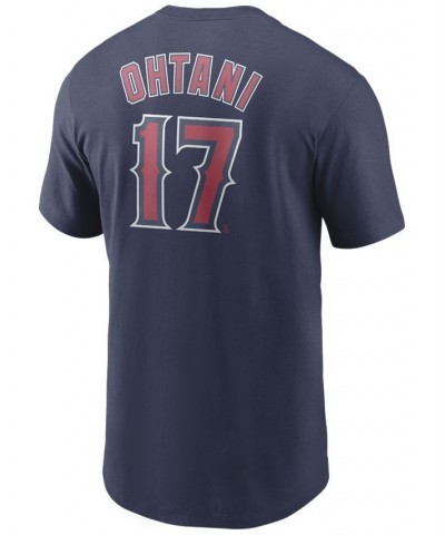 Men's Shohei Ohtani Los Angeles Angels Name and Number Player T-Shirt $23.00 T-Shirts