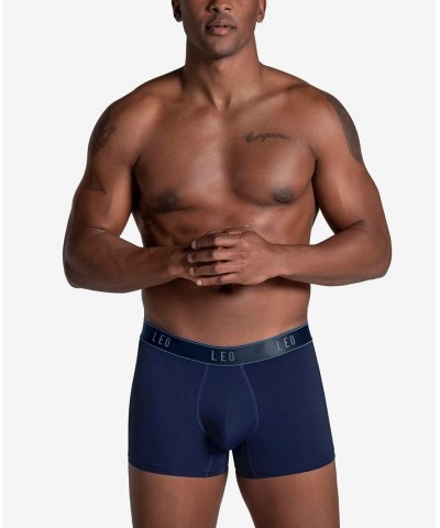 Men's Microbicidal Soft Trunk Blue $15.20 Underwear