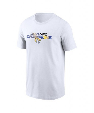 Men's White Los Angeles Rams 2021 NFC Champions Roster T-shirt $23.36 T-Shirts