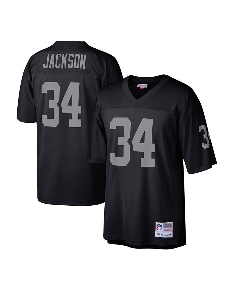 Men's Bo Jackson Black Las Vegas Raiders Legacy Replica Jersey $42.90 Jersey