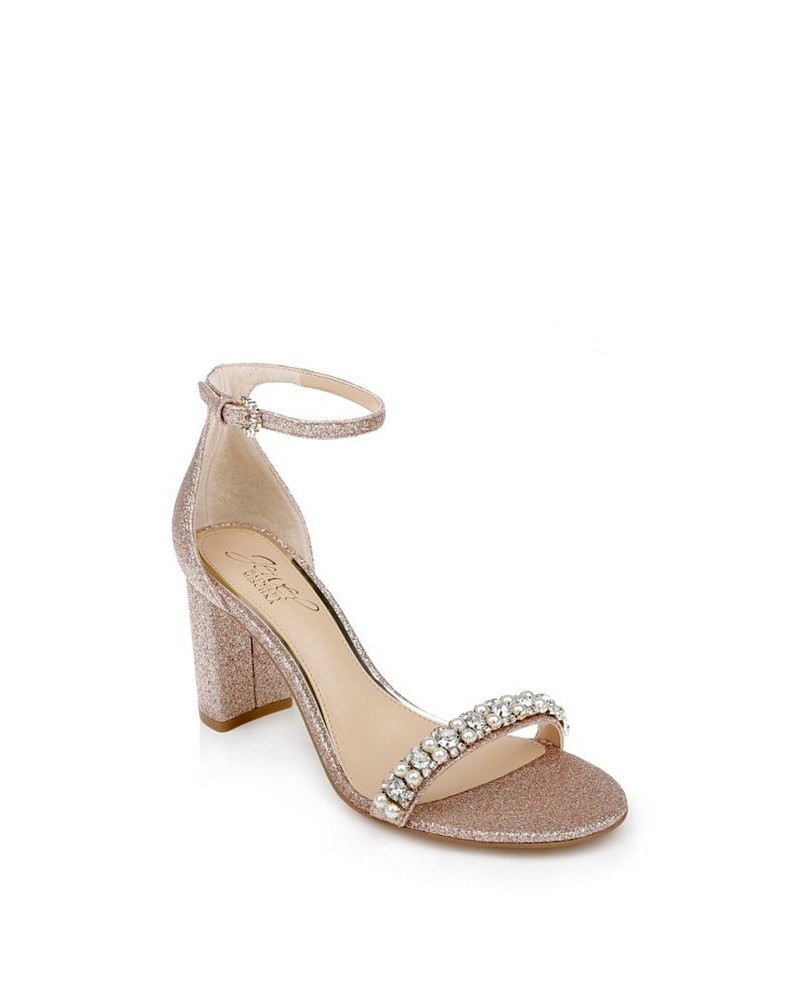 Women's Daylann Evening Sandals Pink $43.86 Shoes