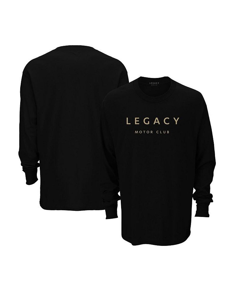 Men's Black Legacy Motor Club Team Long Sleeve T-shirt $18.90 T-Shirts