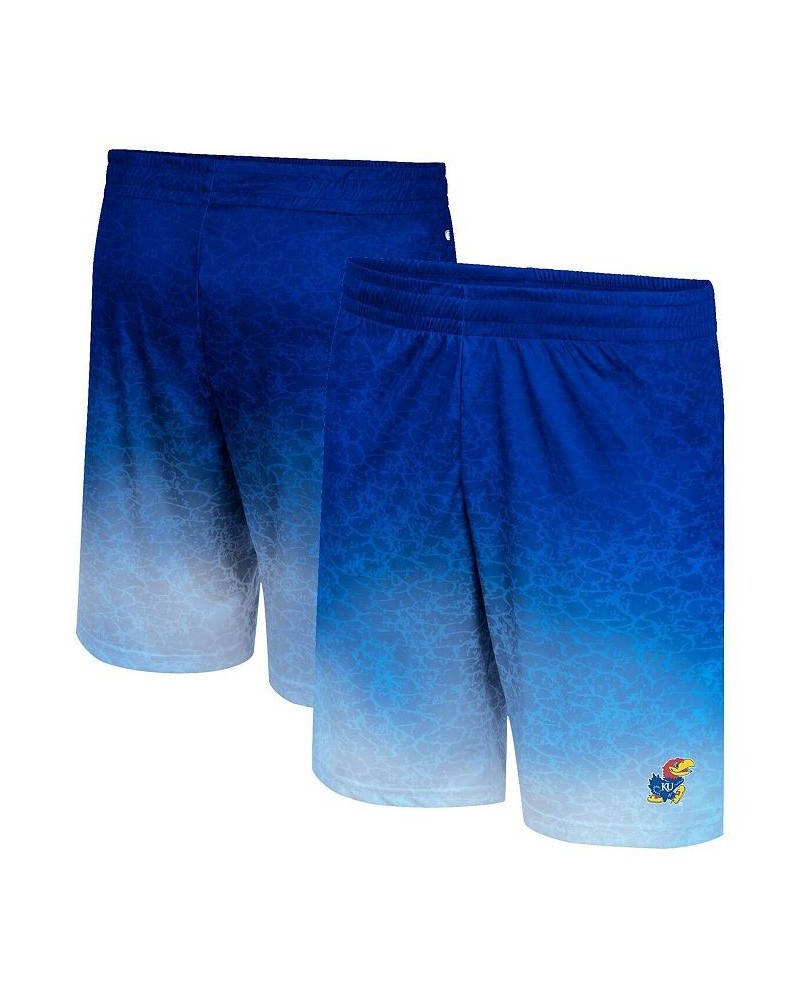 Men's Royal Kansas Jayhawks Walter Shorts $21.16 Shorts