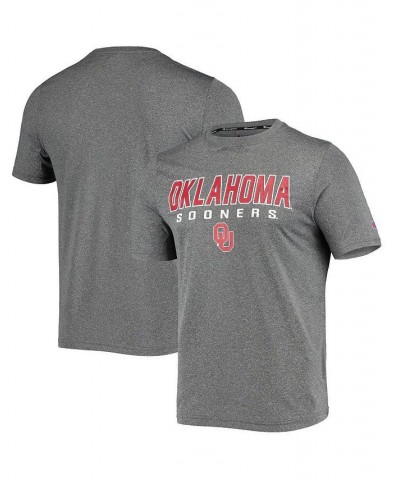 Men's Gray Oklahoma Sooners Stack T-shirt $16.00 T-Shirts