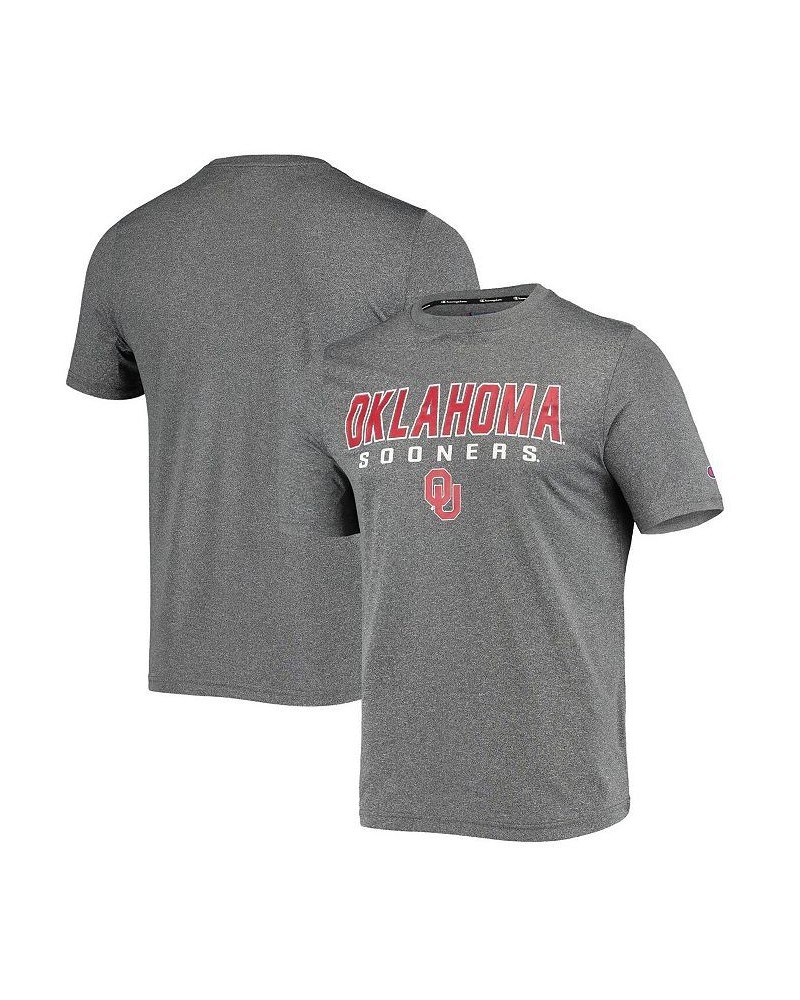 Men's Gray Oklahoma Sooners Stack T-shirt $16.00 T-Shirts