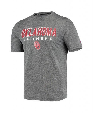 Men's Gray Oklahoma Sooners Stack T-shirt $16.00 T-Shirts