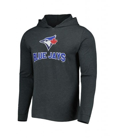 Men's Heather Royal, Heather Charcoal Toronto Blue Jays Meter Hoodie and Joggers Set $43.20 Pajama