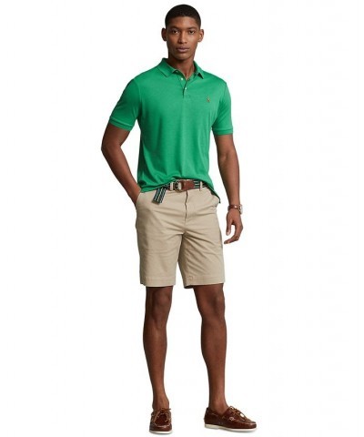 Men's Classic-Fit Soft Cotton Polo Shirt Green $56.40 Polo Shirts