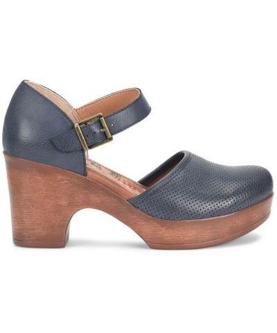 Women's Gia Comfort Wedge Sandals Blue $34.00 Shoes