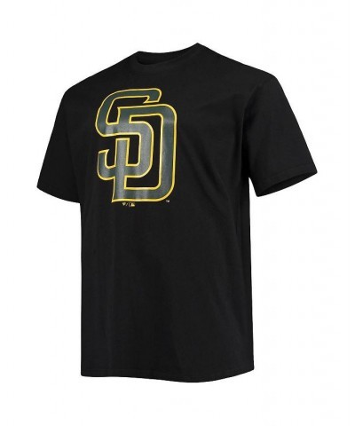 Men's Branded Fernando Tatis Jr. Black San Diego Padres Big and Tall Wordmark Name and Number T-shirt $27.49 T-Shirts