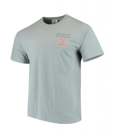 Men's Gray Virginia Cavaliers Team Comfort Colors Campus Scenery T-shirt $18.01 T-Shirts