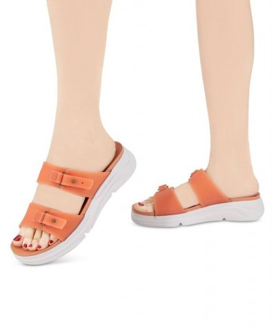 Fenton Water-Ready Sport Slide Sandals Pink $47.17 Shoes