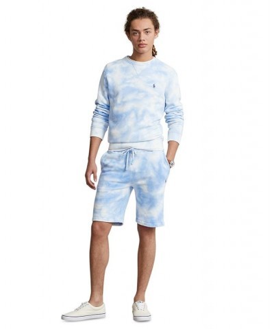 Men's RL Fleece Tie-Dye Sweatshirt Blue $56.24 Sweatshirt