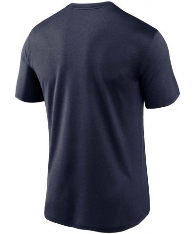 Men's College Navy Seattle Seahawks Logo Essential Legend Performance T-shirt $18.00 T-Shirts