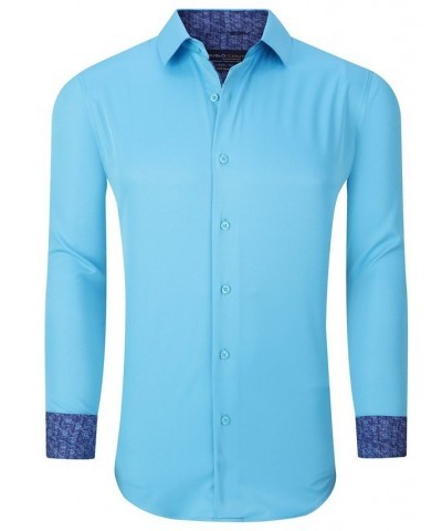 Men's Solid Slim Fit Wrinkle Free Stretch Dress Shirt $20.64 Dress Shirts