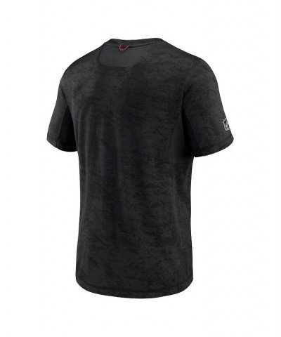 Men's Branded Black Chicago Blackhawks Authentic Pro Rink Premium Camo T-Shirt $28.00 T-Shirts