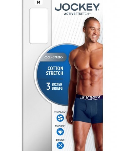 ActiveStretch™ 4" Boxer Brief - 3 Pack Navy $12.81 Underwear