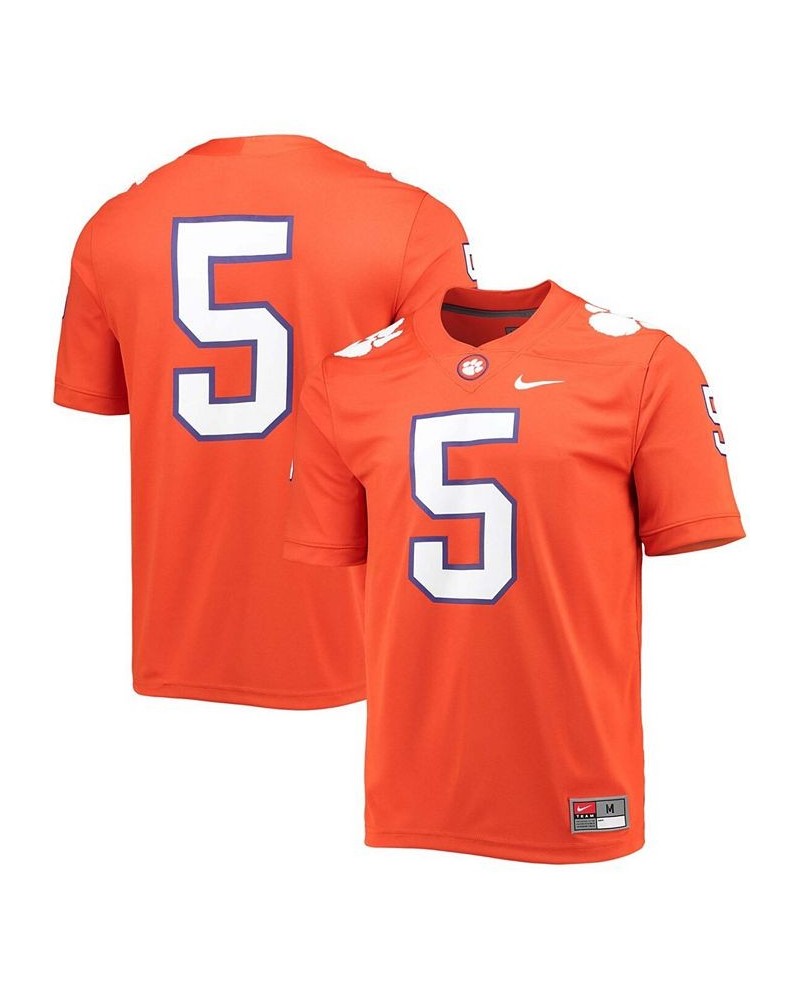 Men's 5 Orange Clemson Tigers Game Jersey $34.50 Jersey