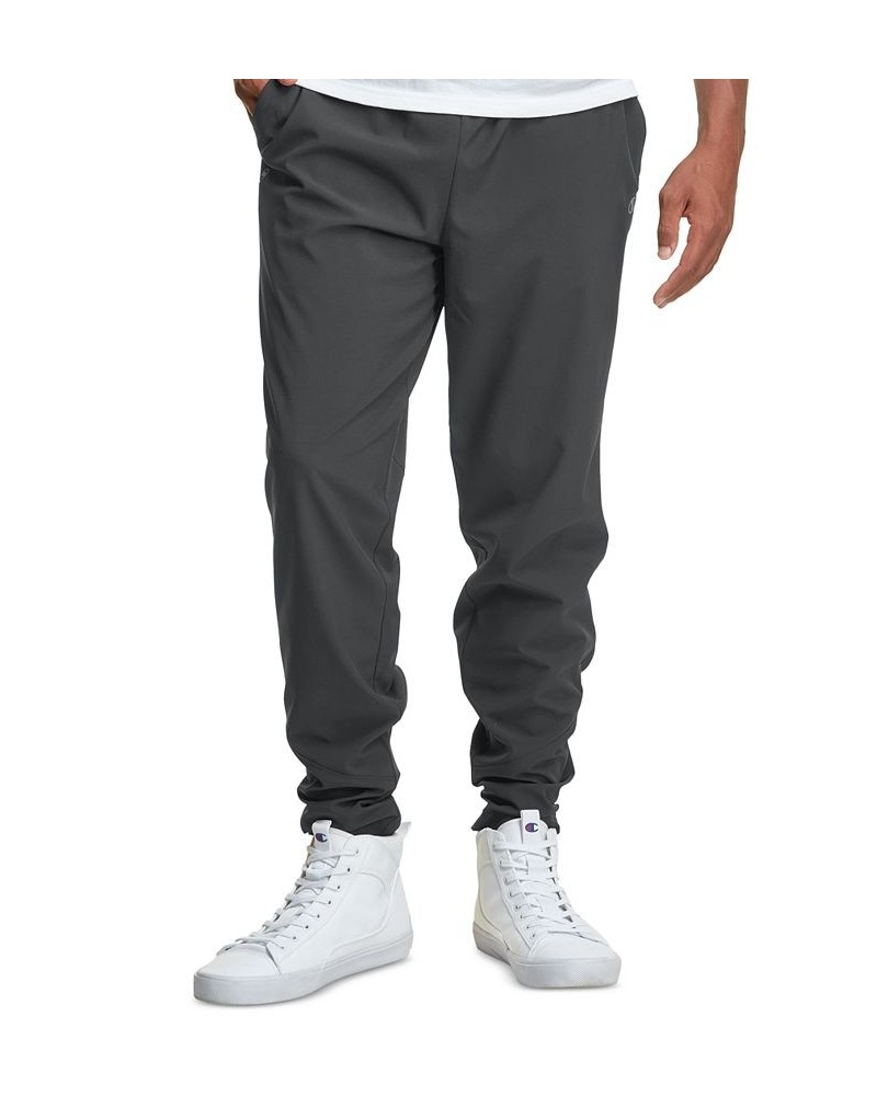 Men's MVP Modern-Fit Stretch Moisture-Wicking Track Pants Gray $22.80 Pants