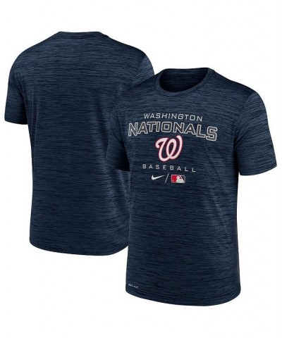 Men's Navy Washington Nationals Authentic Collection Velocity Practice Performance T-shirt $24.29 T-Shirts