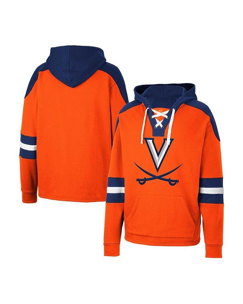 Men's Orange Virginia Cavaliers Lace-Up 4.0 Pullover Hoodie $26.10 Sweatshirt