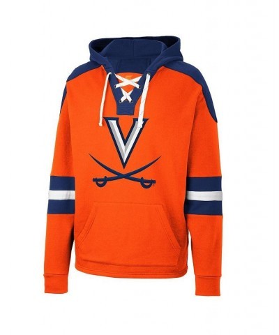 Men's Orange Virginia Cavaliers Lace-Up 4.0 Pullover Hoodie $26.10 Sweatshirt